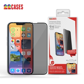 【22 CASES】iPhone 14/13/13 Pro 6.1吋防偷窺滿版鋼化玻璃保護貼(防窺滿版鋼化玻璃保護貼)
