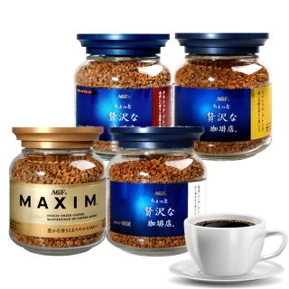 【AGF】即溶黑咖啡任選6罐組(80g/罐;金罐 柔順 醇厚 香醇)