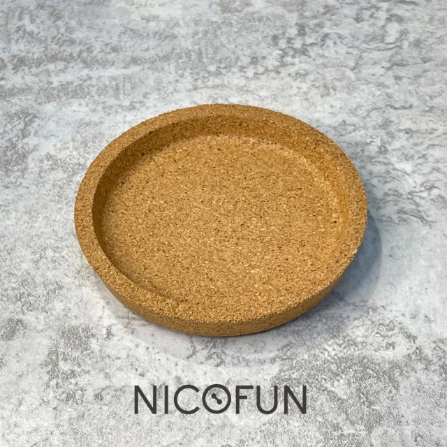 【NicoFun 愛定做】天然軟木 瑜珈球收納盤 瑜珈球墊(可做杯蓋 杯墊 茶托)