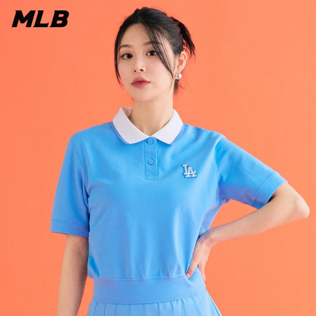 【MLB】女版短袖Polo衫 洛杉磯道奇隊(3FPQB0233-07SBS)