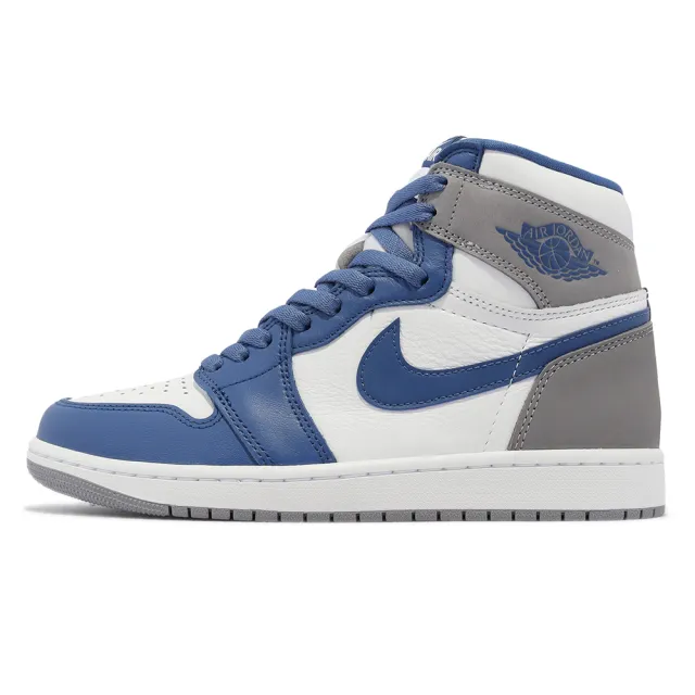 NIKE 耐吉】Air Jordan 1 Retro High OG True Blue 白藍灰男鞋喬丹