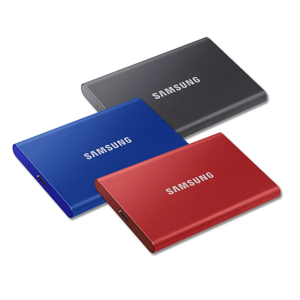 【SAMSUNG 三星】T7 1TB USB 3.2 Gen 2移動固態硬碟 深空灰 MU-PC1T0T/WW(MU-PC1T0T/WW)