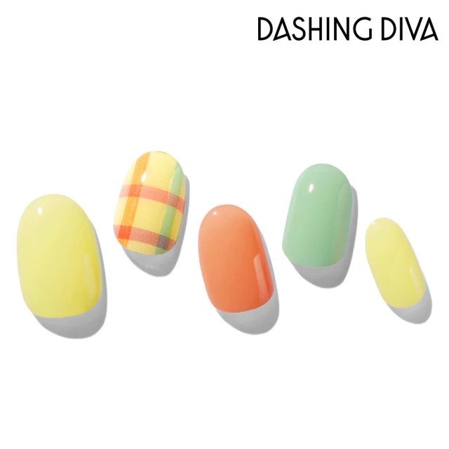 【DASHING DIVA】Gloss凝膠美甲貼-粉彩條紋(NAI-DDV-GVP315)