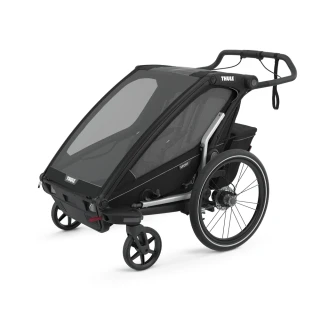 【Thule 都樂】Chariot Sport系列 雙人座 多功能運動自行車拖車(午夜黑)