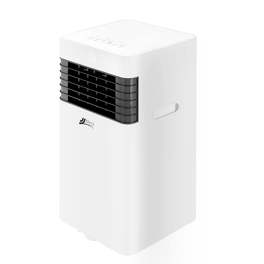 【JJPRO 家佳寶】3-5坪 R410A 7000Btu 極簡時尚雙屏移動式冷氣機/空調(JPP10A)