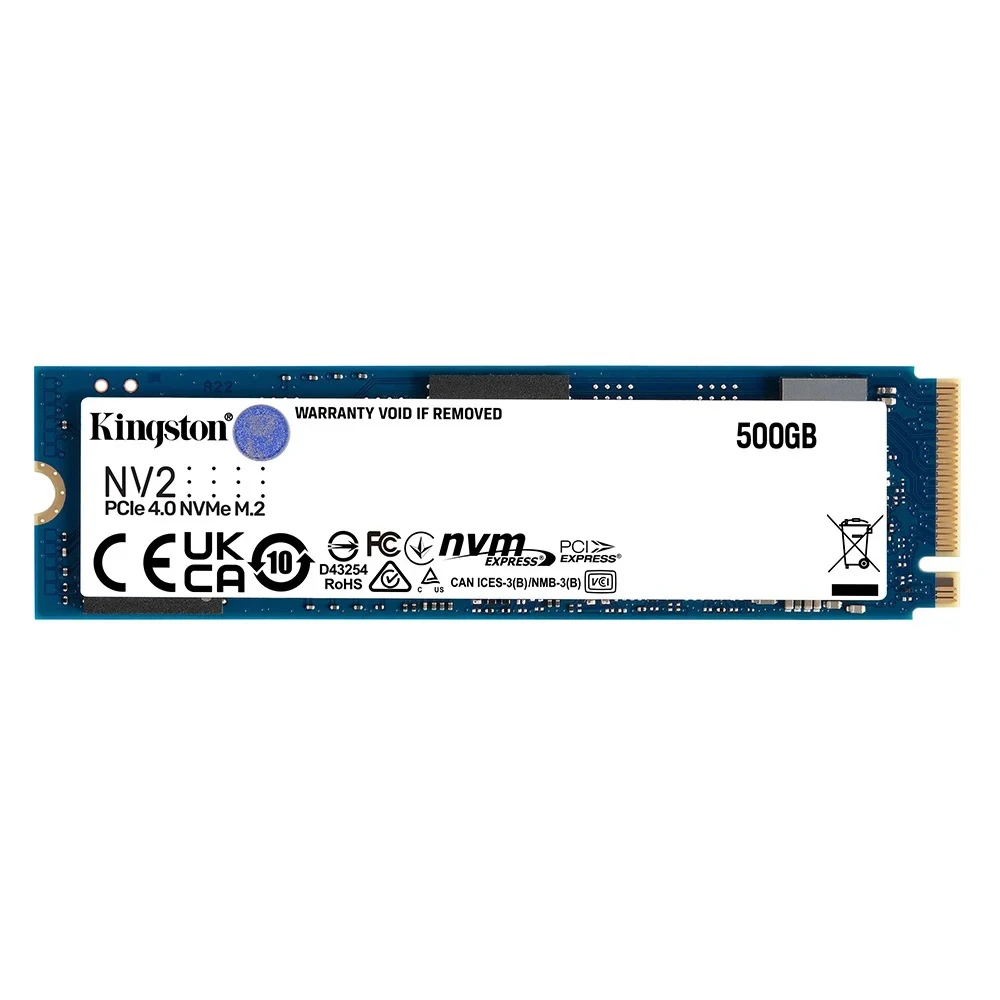 【Kingston 金士頓】500GB NV2 M.2 2280 PCIe 4.0 NVMe SSD 固態硬碟(SNV2S500G)