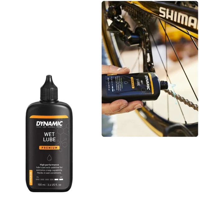【DYNAMIC】Wet lube｜濕式鏈條油｜100ml(自行車鏈條保養｜自行車油品｜荷蘭品牌)