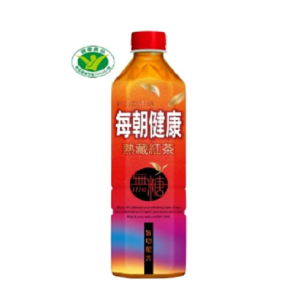 【每朝健康】每朝健康熟藏紅茶-無糖650mlX24入/箱