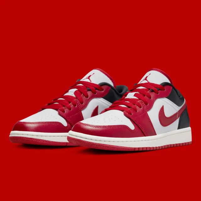 【NIKE 耐吉】Air Jordan 1 Low Gym Red 紅黑 女鞋 男女段 DC0774-160(Air Jordan 1)