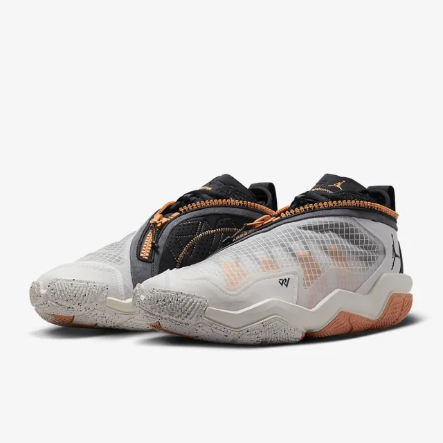 【NIKE 耐吉】籃球鞋 運動鞋 JORDAN WHY NOT .6 PF 男鞋 白橘(DO7190002)