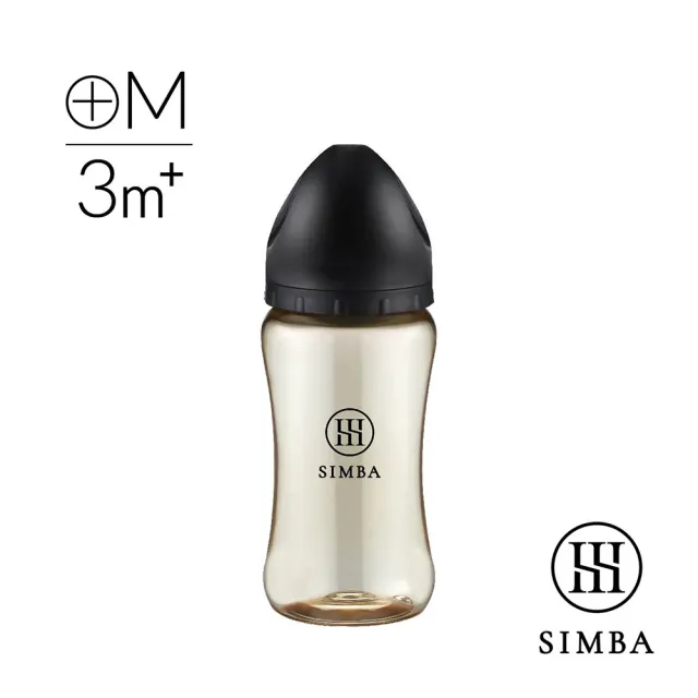 【Simba 小獅王辛巴】蘊蜜鉑金PPSU寬口防脹氣奶瓶270ml(全齡適用)