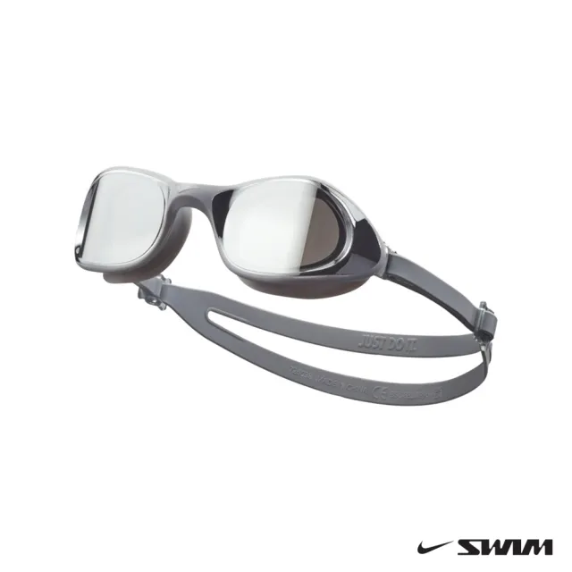 美容/健康 美容機器 【NIKE 耐吉】SWIM 成人 泳鏡 超廣角 EXPANSE 灰 NESSB160-051