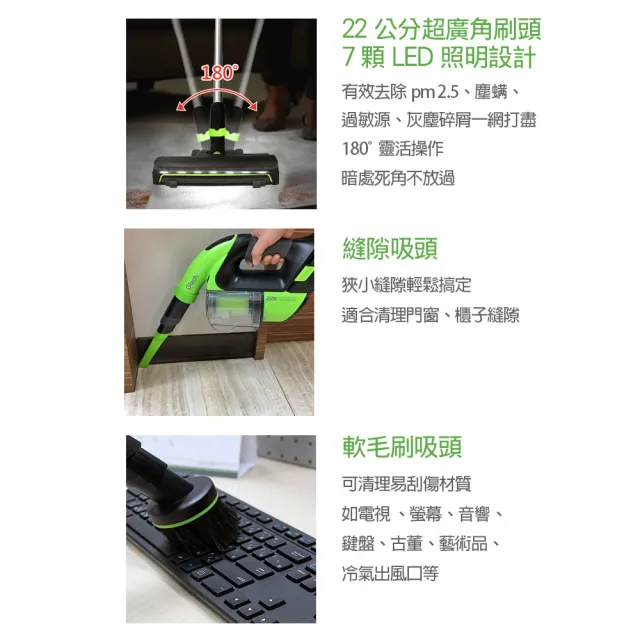 【Gtech 小綠】Power Floor無線吸塵器(除塵蹣吸塵器)