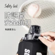 【Kyhome】2入 漸變雙飲大容量健身運動水壺 1500ml 噸噸桶 帶茶隔 密封水杯 直飲/吸管 便攜式隨身水瓶
