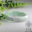 【漢石齋】天然A貨 飄花種 翡翠手鐲玉鐲(手圍18.5/版寬14.7mm)