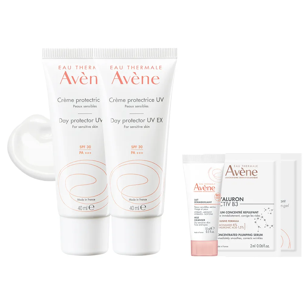 【Avene 雅漾官方直營】清爽抗UV隔離乳SPF30 2入組(妝前乳/防曬)