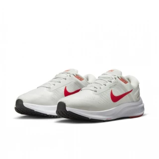 【NIKE 耐吉】慢跑鞋 男鞋 運動鞋 緩震 AIR ZOOM STRUCTURE 24 白紅 DA8535-010