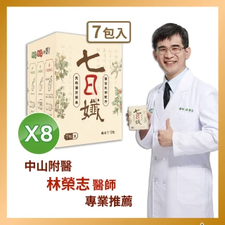 【家家生醫】七日孅-孅體茶包 x8盒(7包/盒)(哈孝遠代言見證 美麗人生冠名推薦)