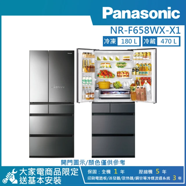 Panasonic 國際牌 600公升 一級能效智慧節能無邊