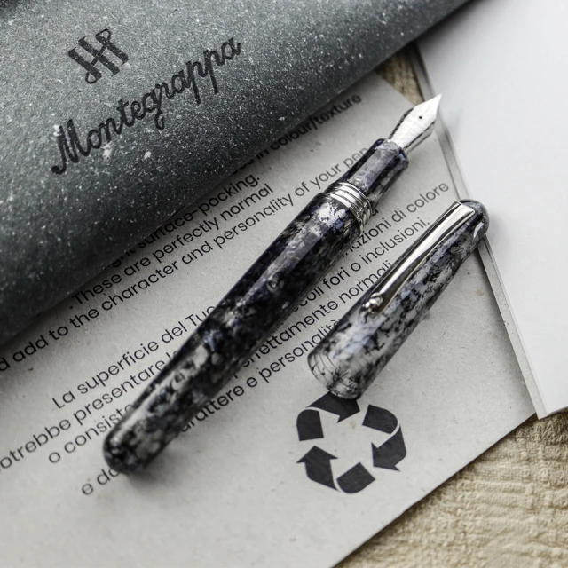 【Montegrappa】ELMO AMBIENTE CHARCOAL(再生環保鋼筆)