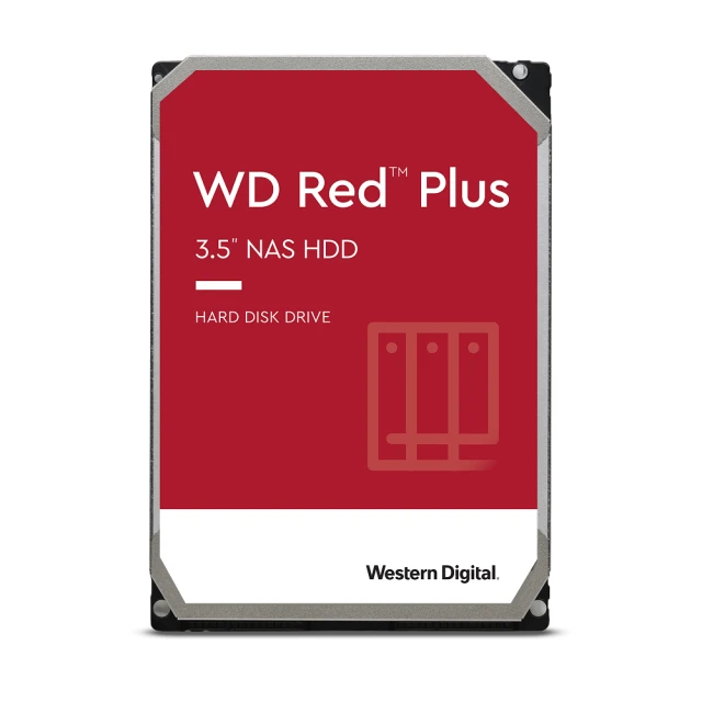 【WD 威騰】紅標 Plus 6TB NAS專用 3.5吋 SATA硬碟(WD60EFPX)