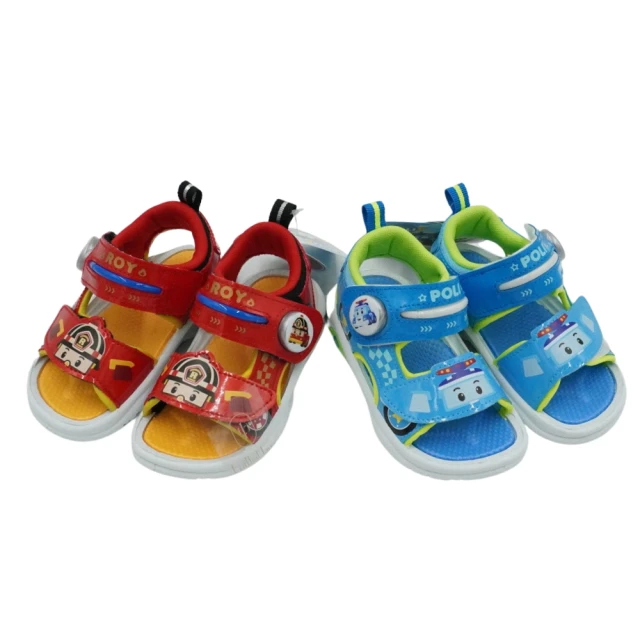 兒童鞋 涼鞋 嗶嗶鞋 童鞋 粉藍/黃色小鴨 小童 B9803