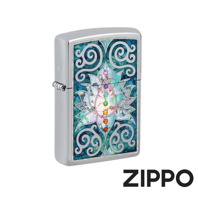 【Zippo】七色蓮花燈防風打火機(美國防風打火機)