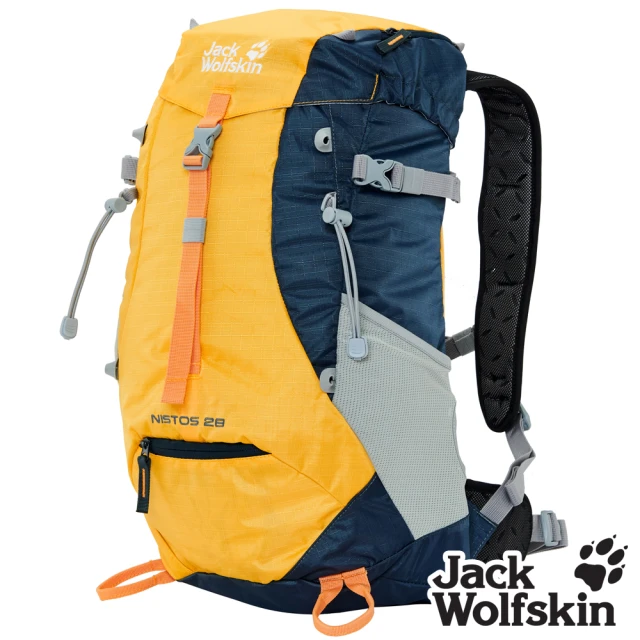 【Jack wolfskin 飛狼】Nistos 健行背包 登山背包 28L(黃色)