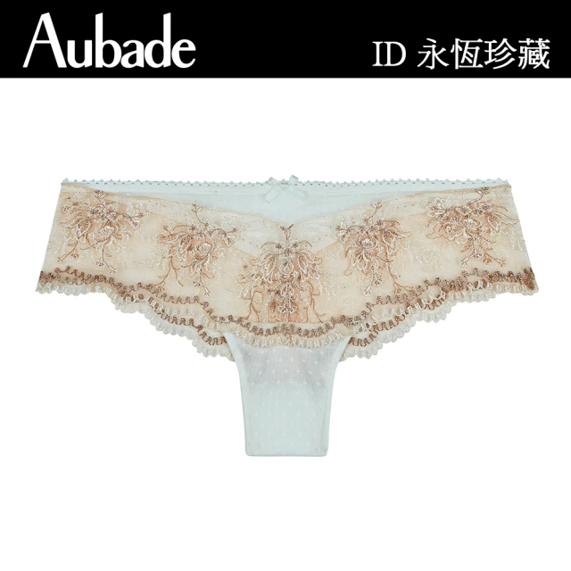 Aubade【Aubade】永恆珍藏蕾絲平口褲-ID(白)