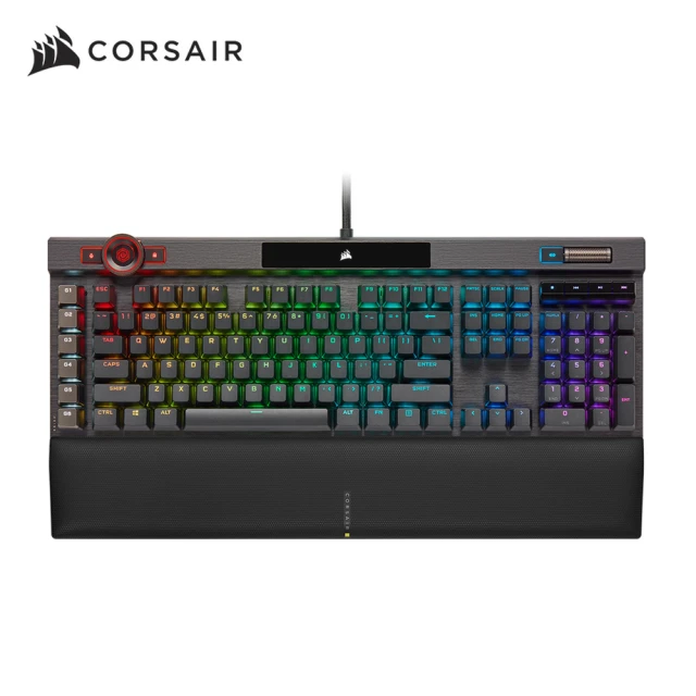 【CORSAIR 海盜船】K100 光軸RGB OPX CHERRY MX 英文機械式電競鍵盤