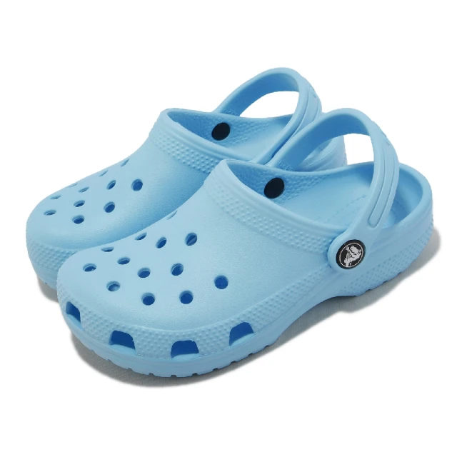 【Crocs】涼拖鞋 Classic Clog K 童鞋 大童 藍 北極藍 克駱格 洞洞鞋 卡駱馳(206991411)