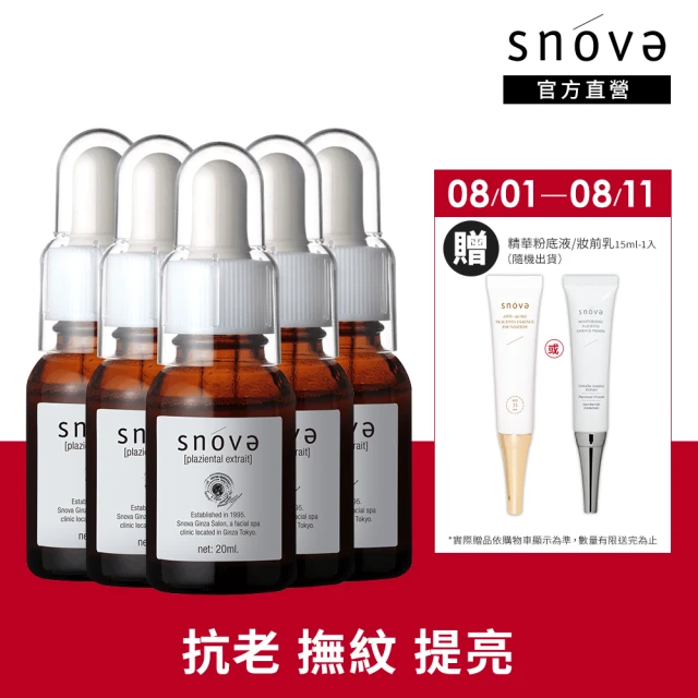 即期品 SNOVA 絲若雪滋潤養膚組(精華液20mlx1+乳