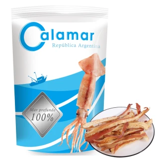 【阿根廷Calamar】100%手撕深海魷魚條(100gX5包)