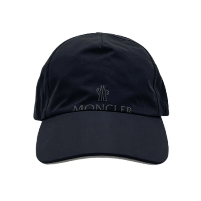 【MONCLER】品牌 LOGO&英文名 棒球帽(黑色)