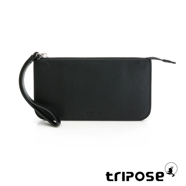 【tripose】TRANS進口牛皮手拎包(黑)