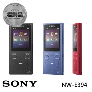 【SONY 索尼】Walkman NW-E394 8GB 數位隨身聽(公司貨-福利品)