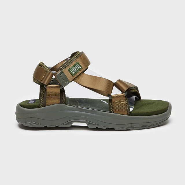 【SUICOKE】SUICOKE DEPA-RUN OG-333BK 橄欖綠 魔鬼氈 慢跑鞋底 厚底 涼鞋 SK23333OL