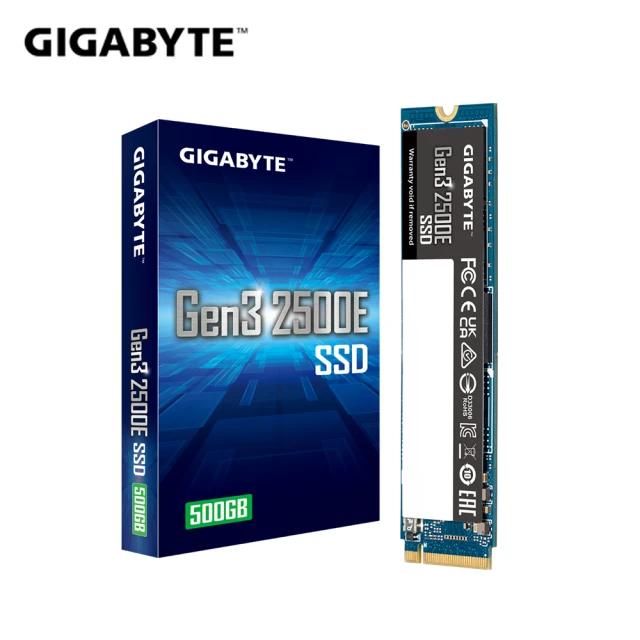 GIGABYTE 技嘉 Gen3 2500E SSD 500GB 固態硬碟