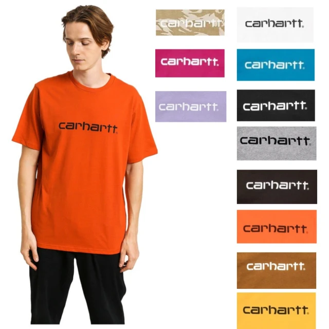 carhartt【carhartt】Carhartt wip 純棉 基本款字母logo 短袖T恤 多色可選(美國進口平行輸入)