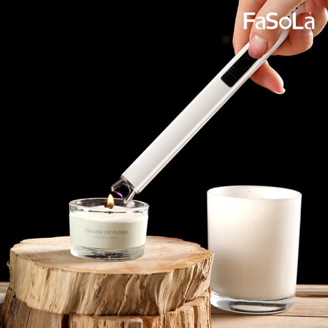 【FaSoLa】多功能USB安全抗風脈衝打火機 點火器