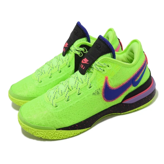 【NIKE 耐吉】籃球鞋 Zoom Lebron NXXT Gen EP 男鞋 螢光綠 藍 LBJ 氣墊(DR8788-300)
