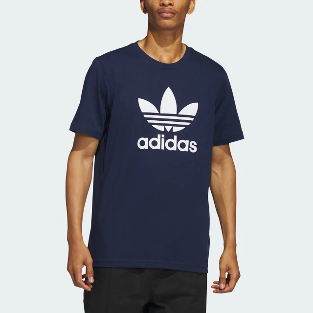 adidas 愛迪達 上衣 男款 短袖上衣 運動 慢跑 亞規 三葉草 藍 IA4814(S1959)