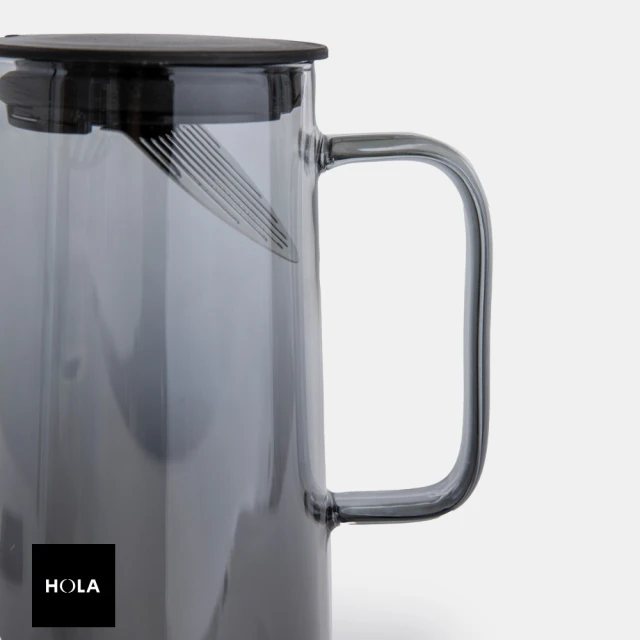 HOLA 高硼矽玻璃耐熱冷水壺1350ml-煙灰色