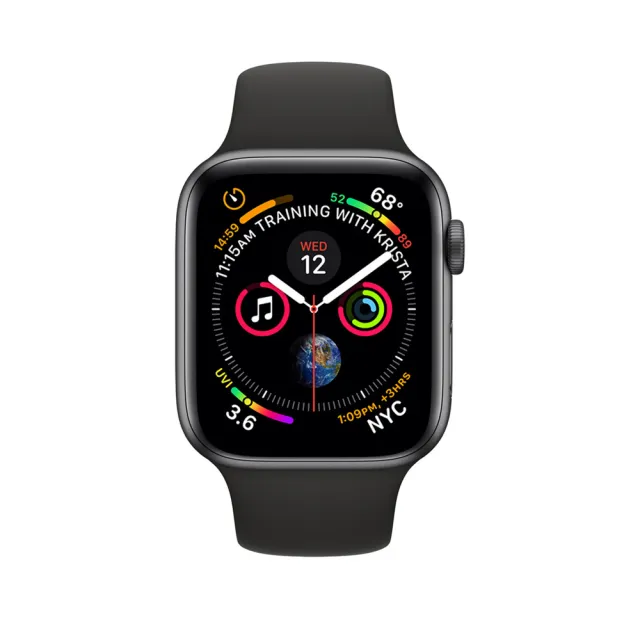 Apple】A級福利品Watch Series 4 LTE 44mm 不鏽鋼錶殼智慧型手錶(贈