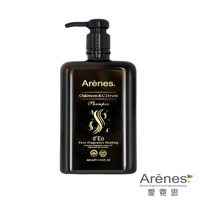 Arenes 橡苔佛手柑洗髮露*4瓶(500ml /瓶)