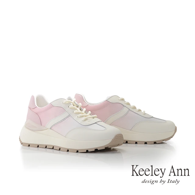 Keeley Ann 漸層拼接休閒鞋(粉紅色326667156-Ann系列)