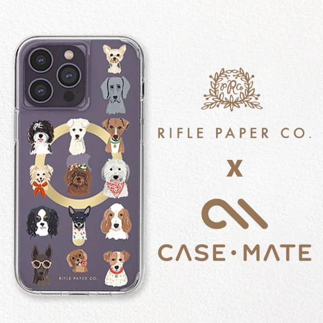 CASE-MATE iPhone 14 Pro Max 環保抗菌防摔保護殼MagSafe版 - 汪星人