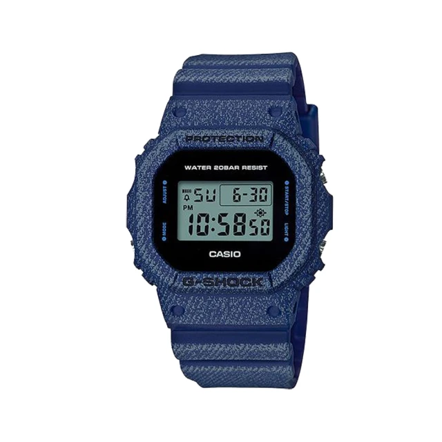 CASIO 卡西歐 G-SHOCK 方形金屬電子錶(GMW-