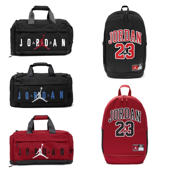 NIKE 耐吉NIKE 耐吉 包包 Jordan 男女款 手提 肩背 行李袋 後背包 大LOGO 喬丹 單一價(JD2323008GS-002)
