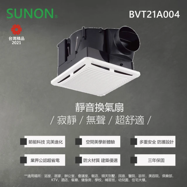 SUNON 建準 BVT10A001(節能DC直流直排靜音換